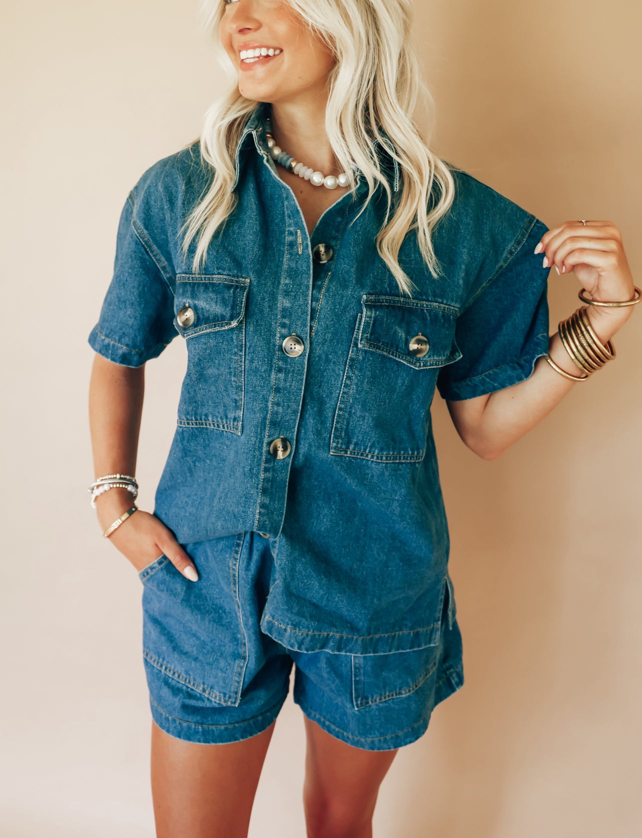Bayfront Denim Set