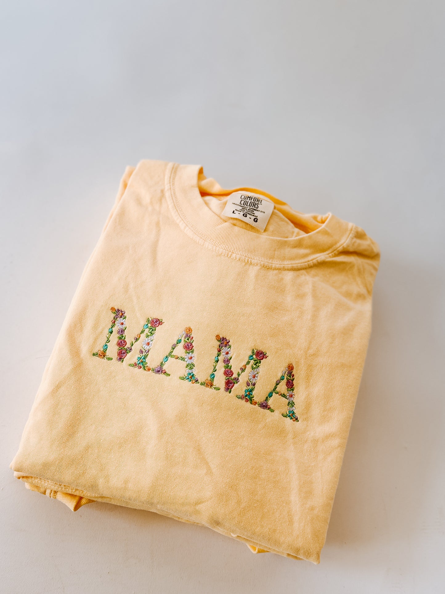 'MAMA' Embroidered Tee
