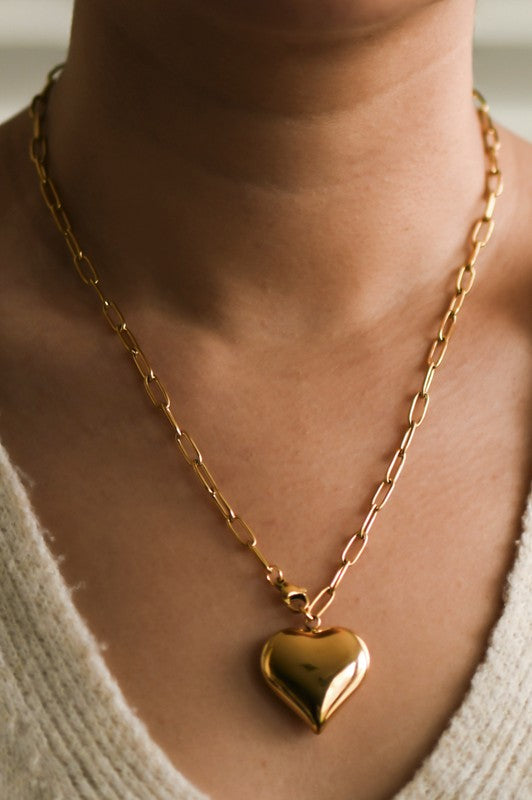 Gold Heart Chain