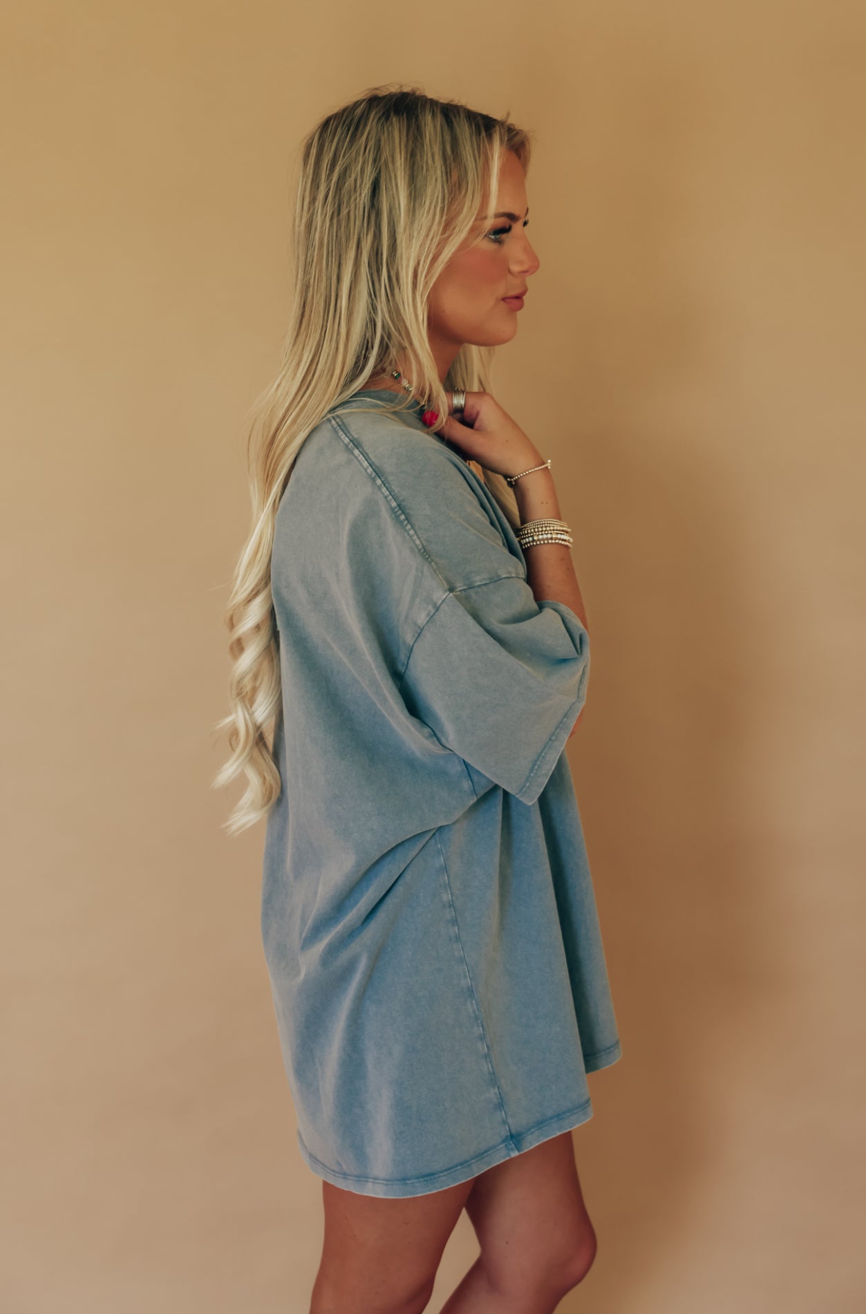 Navy Coast Mineral Washed Tee