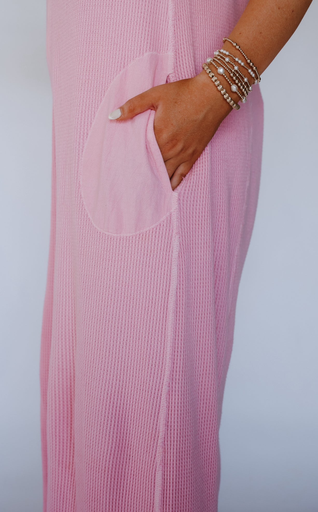 Blush Knit Jumpsuit
