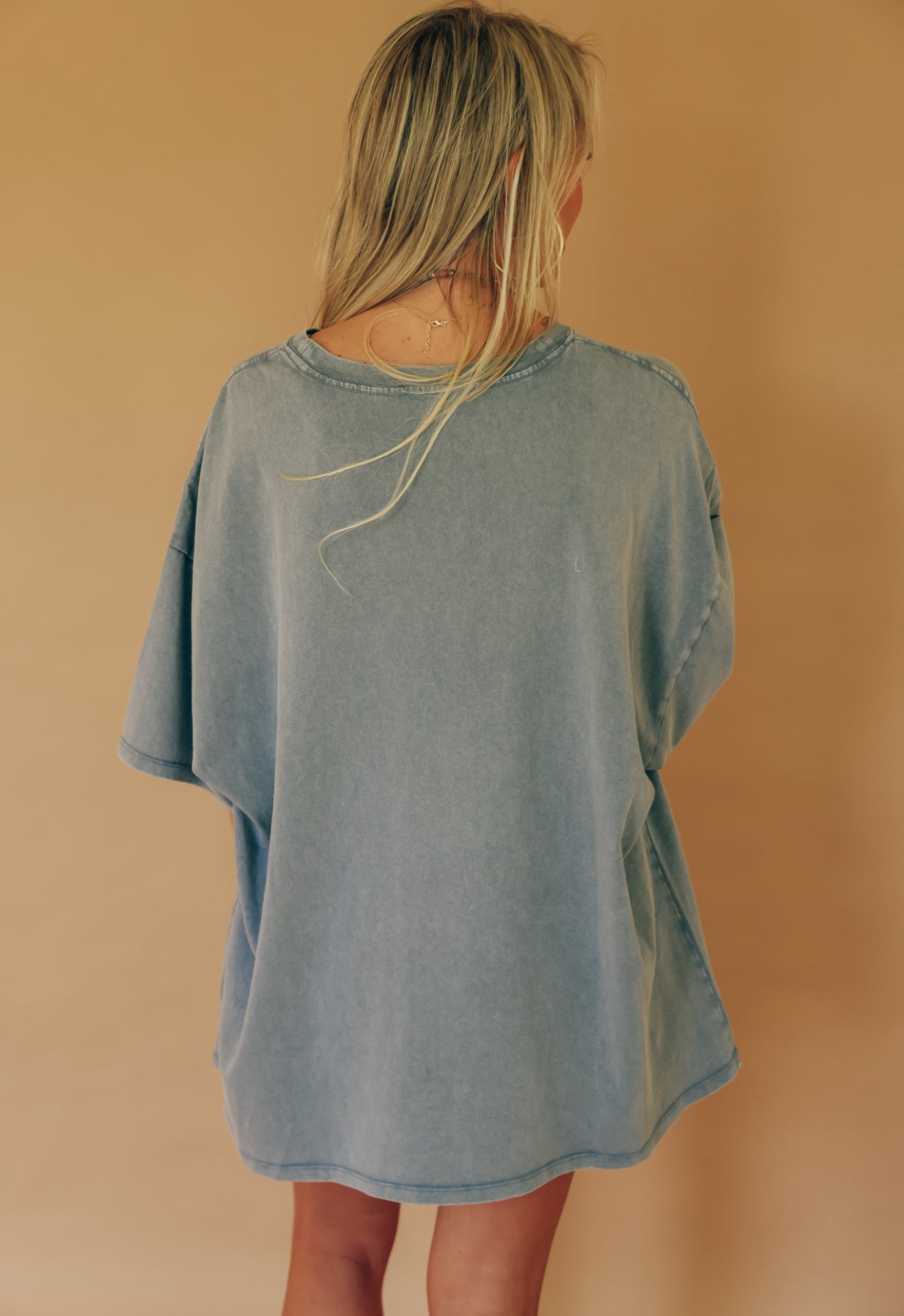 Navy Coast Mineral Washed Tee