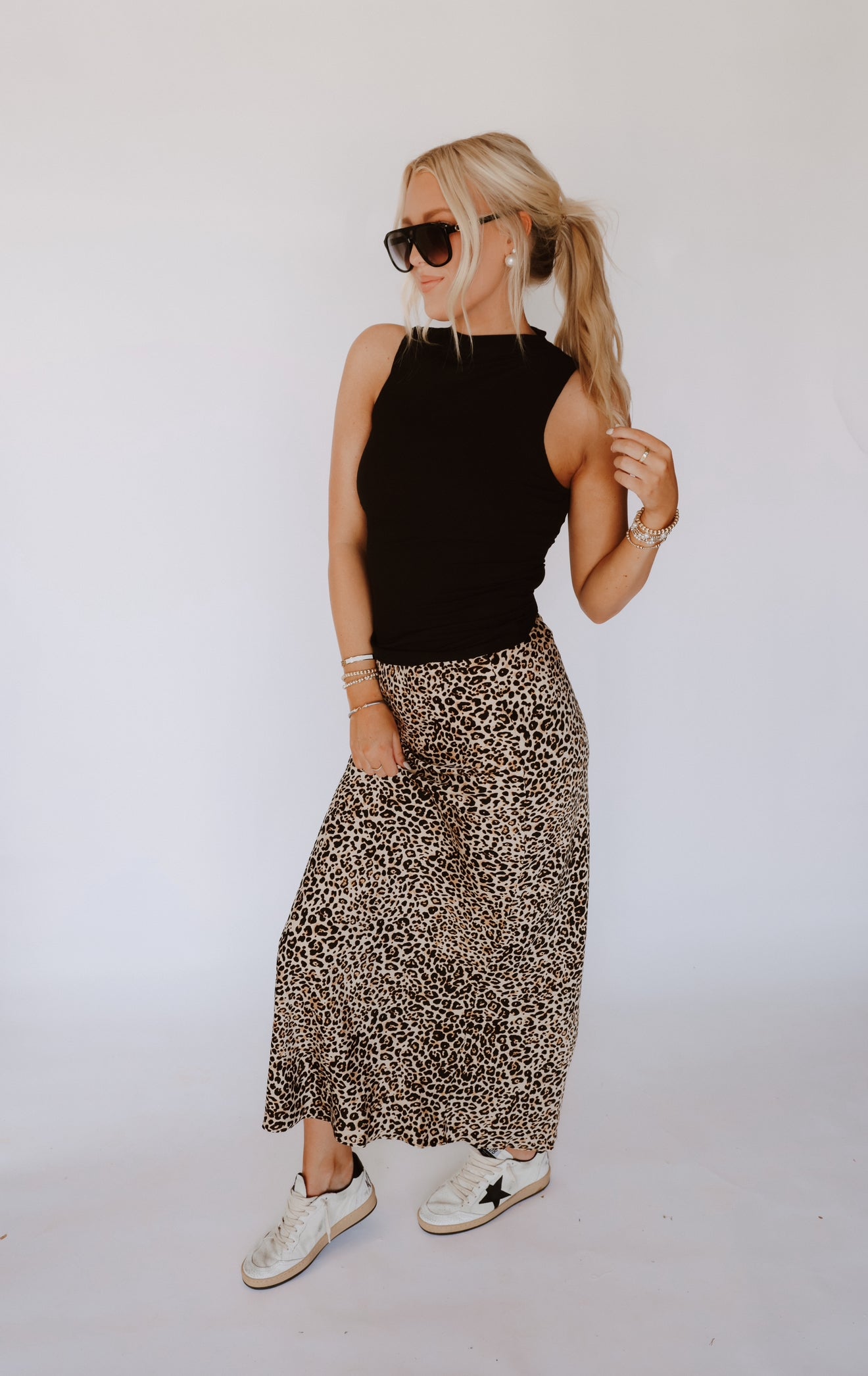 Midnight Mock Neck Top