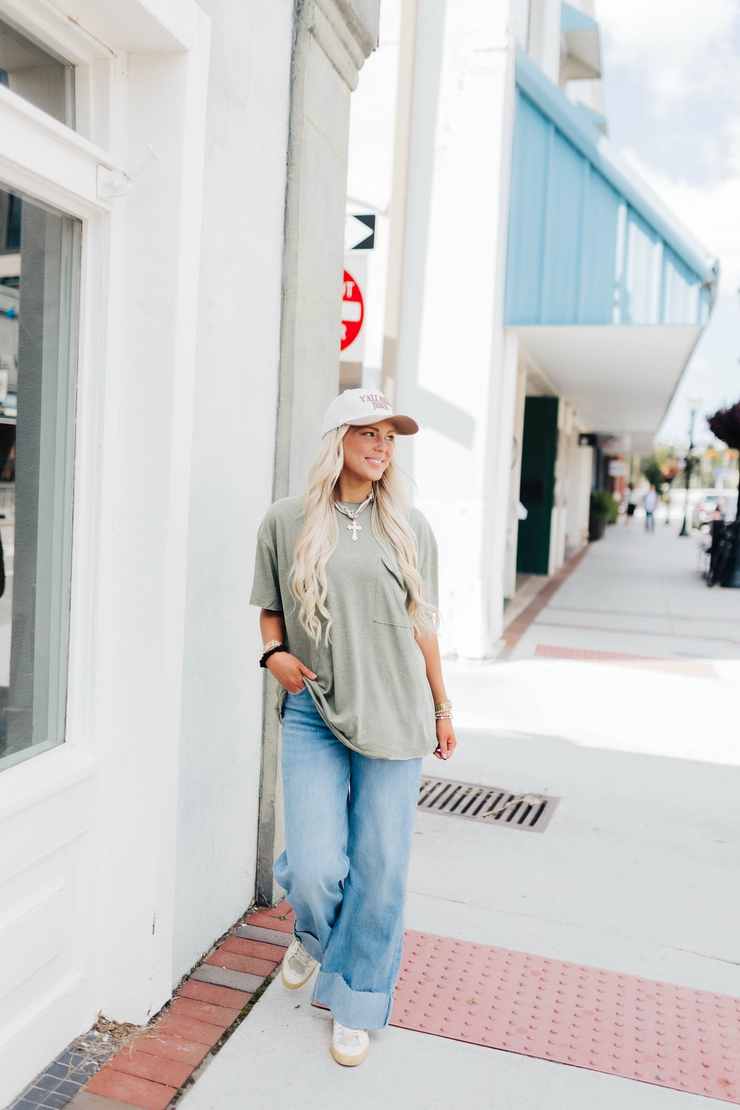 Olive Basic Tee