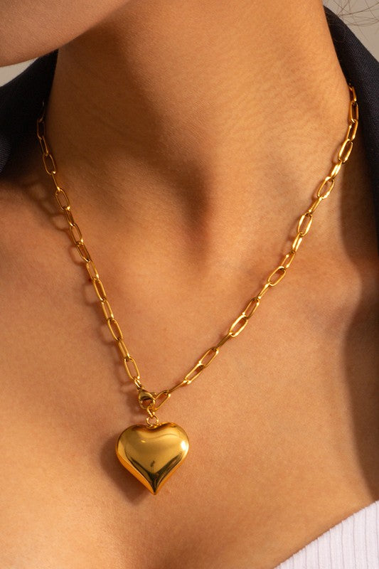 Gold Heart Chain