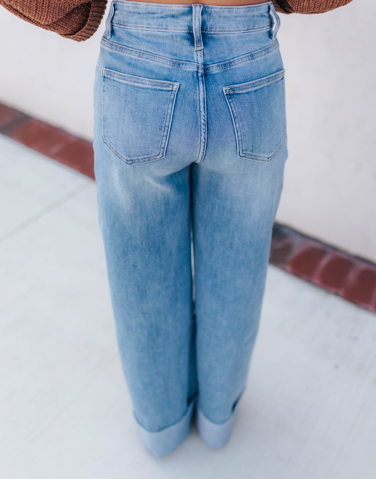 Olivia High Rise Straight Leg Jeans