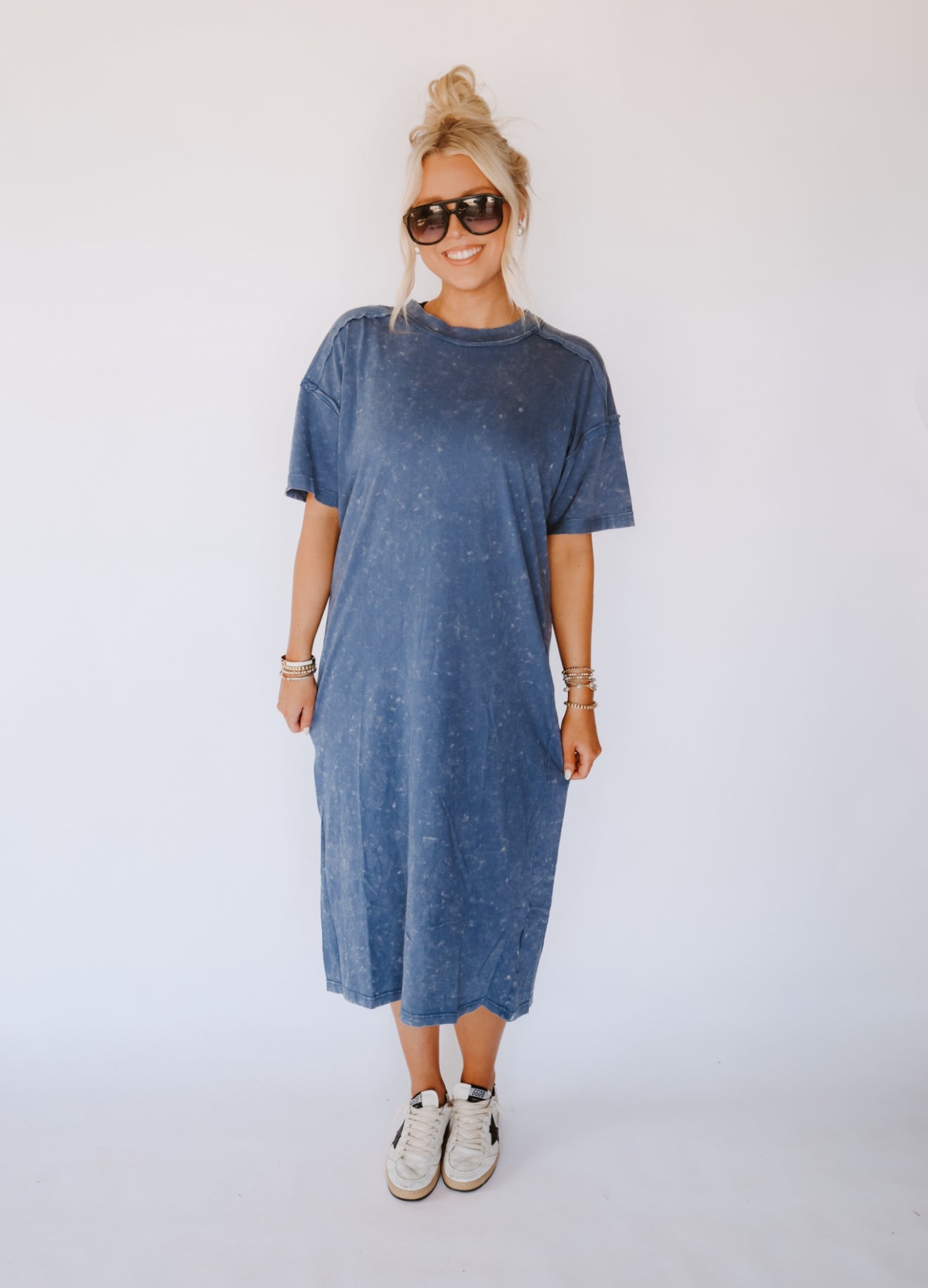 Navy Ease Dress