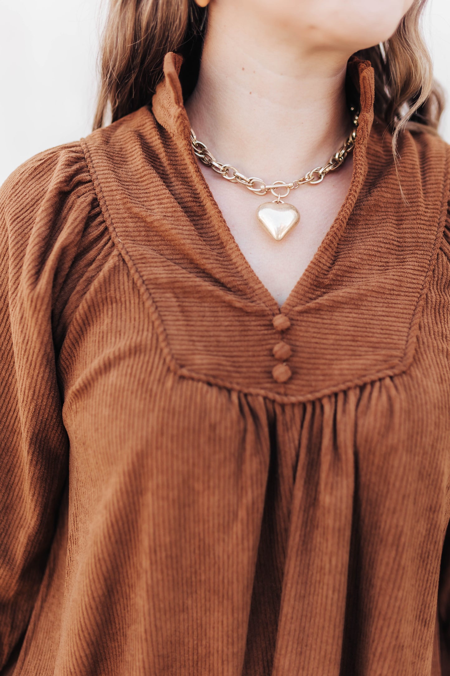 Espresso Days Corduroy Dress