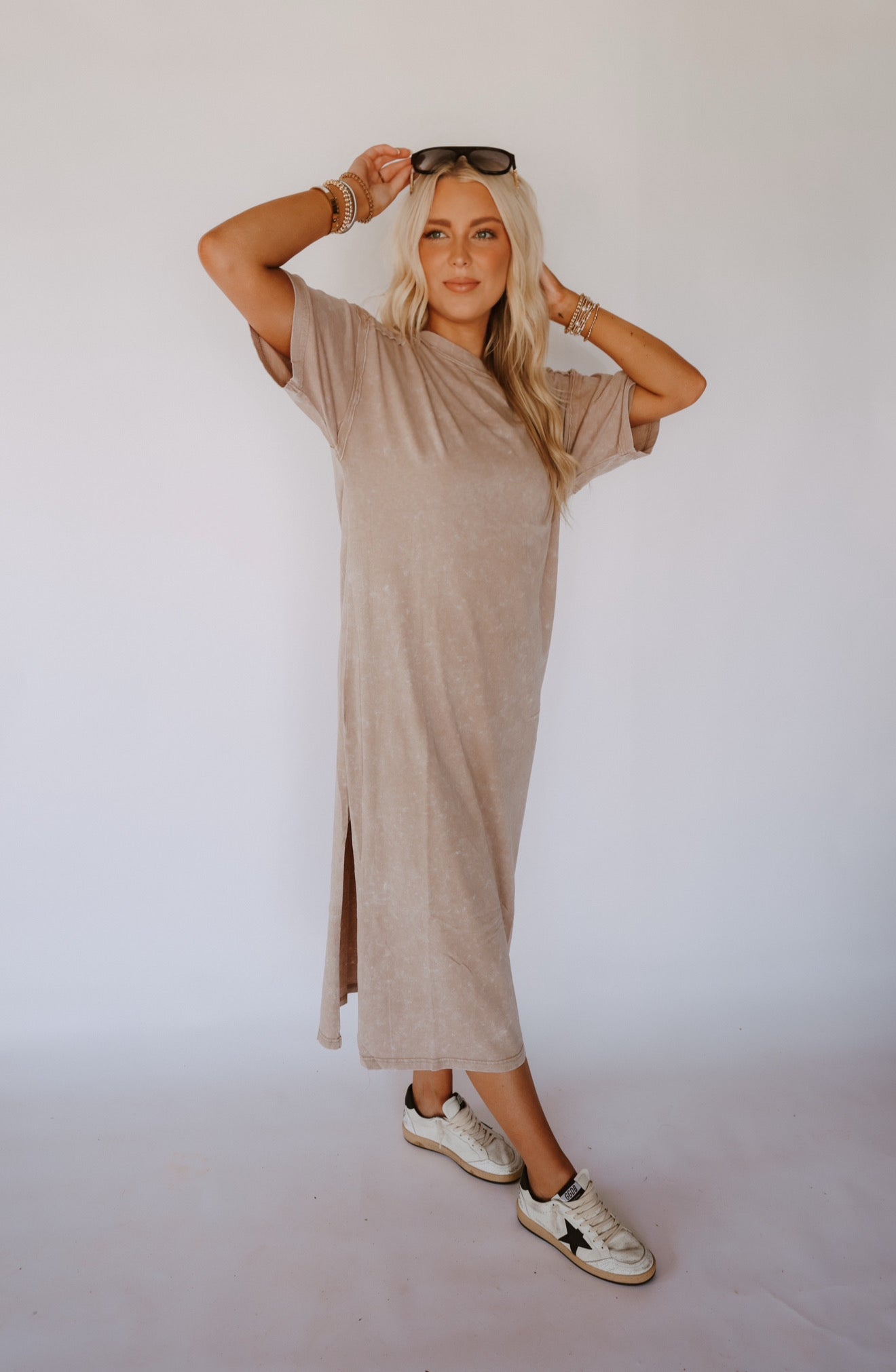 Taupe Ease Dress