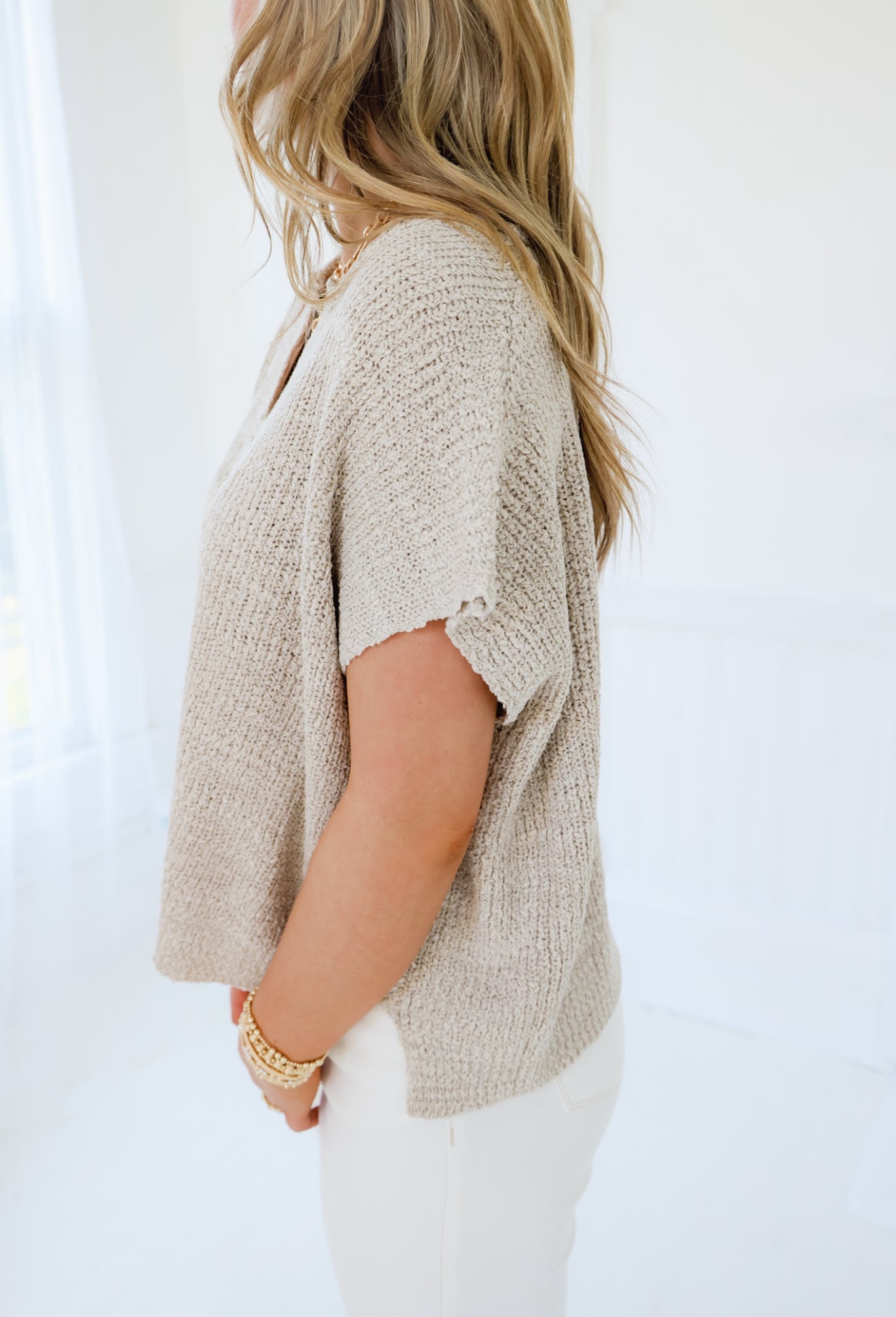 Coastal Breeze Knit Top