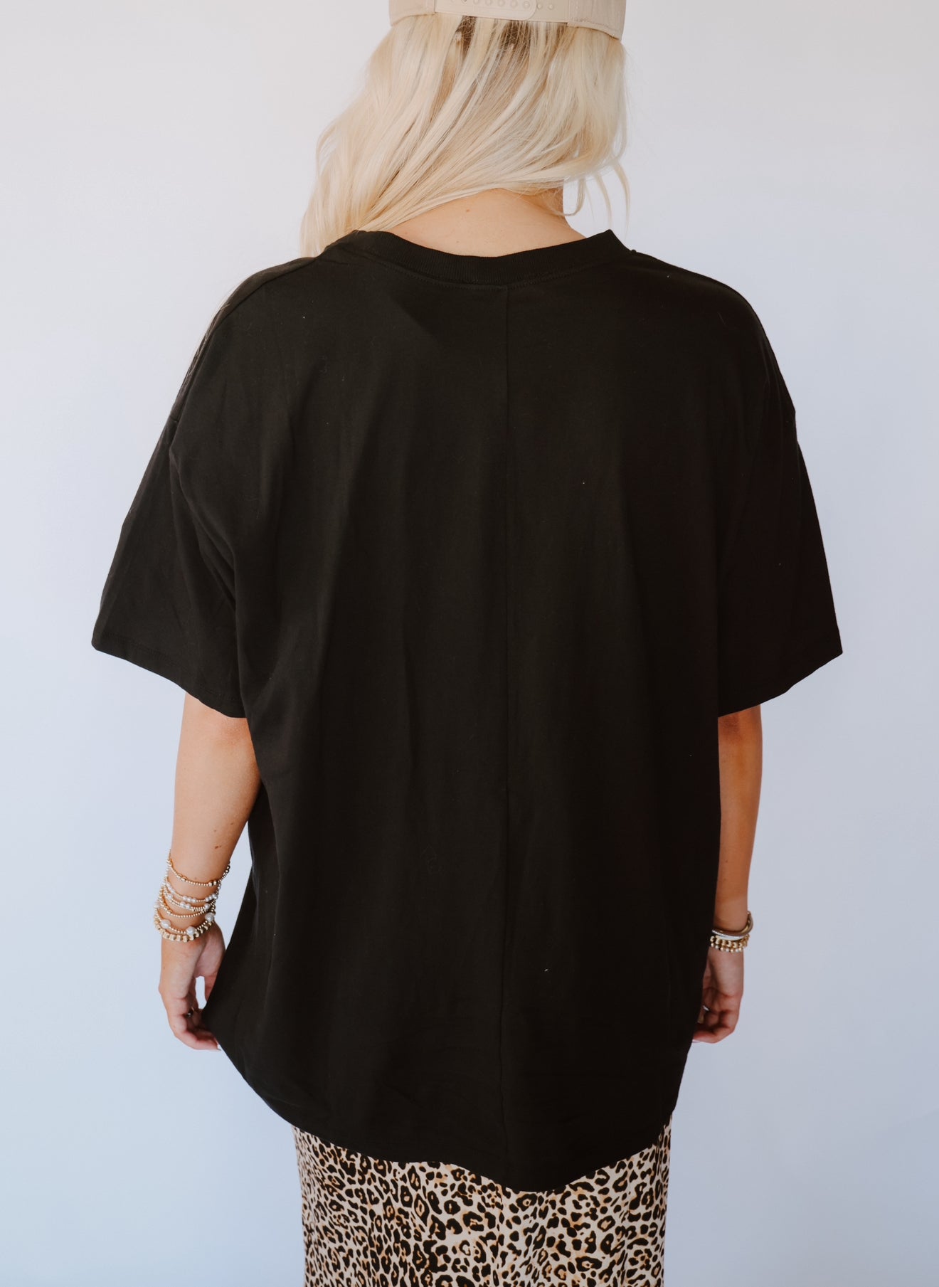 Basic Black Cotton tee