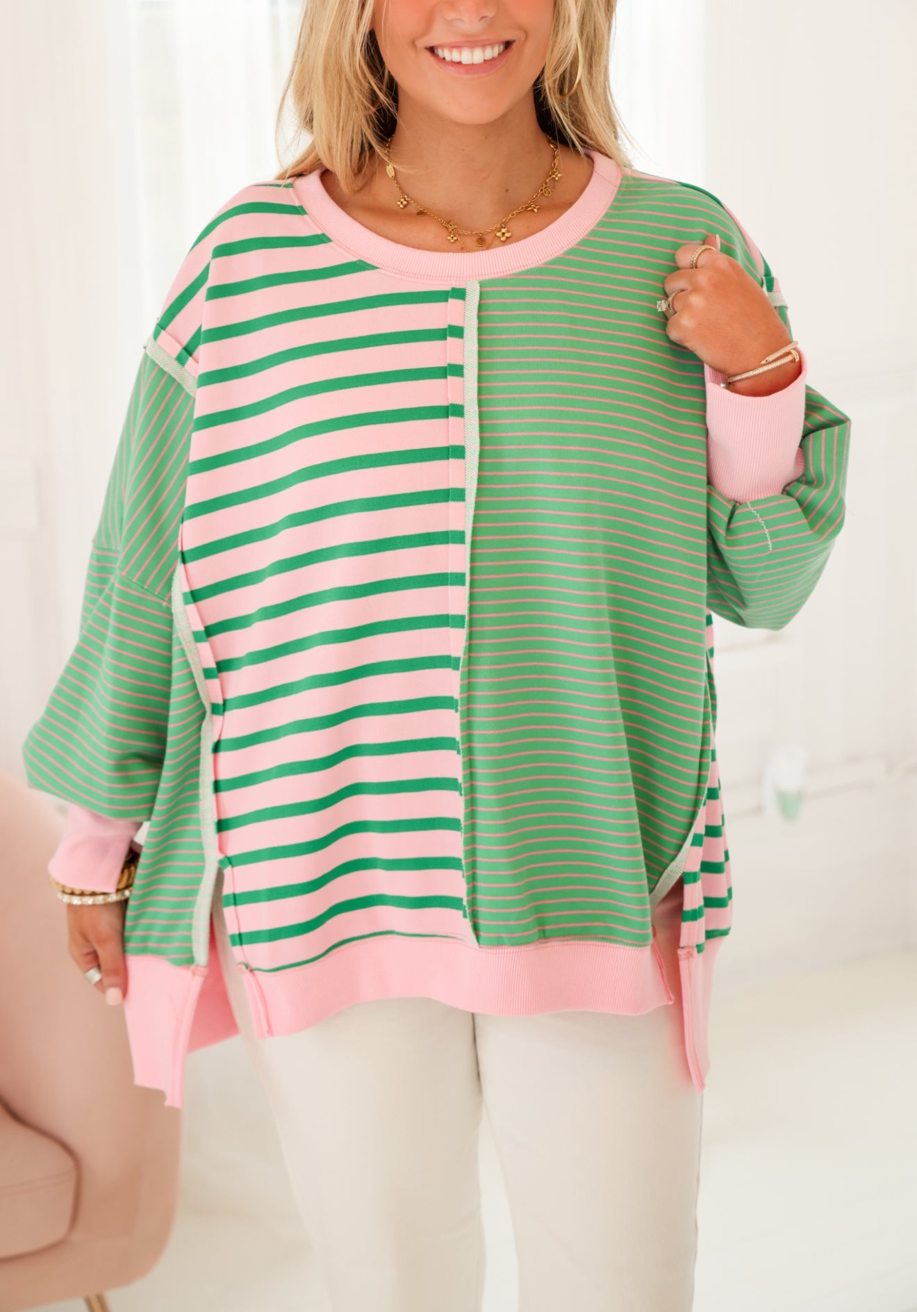 Moxie Striped Top
