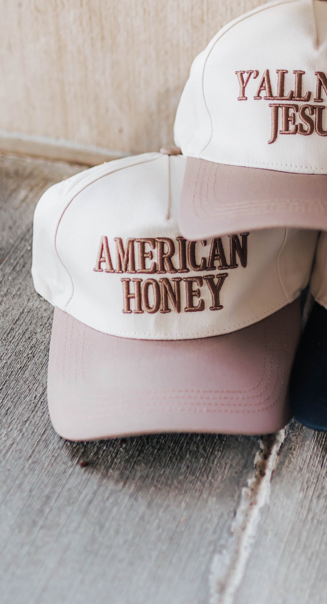"American Honey" Mocha Trucker Hat