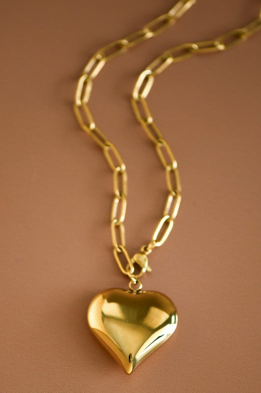 Gold Heart Chain