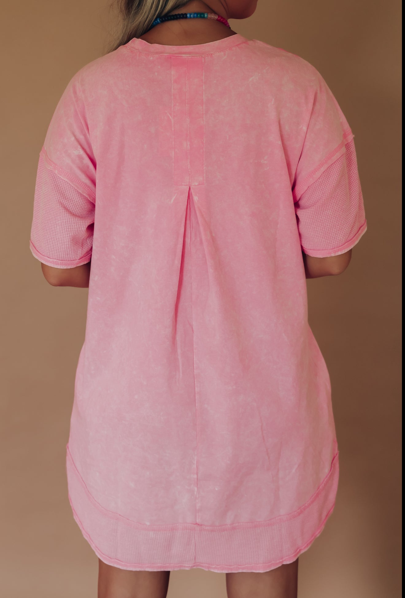 Flamingo Pink Casual Dress