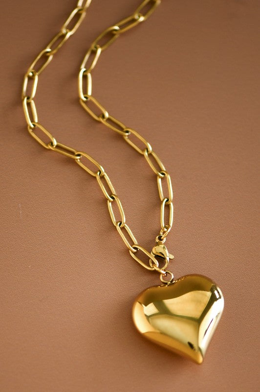 Gold Heart Chain