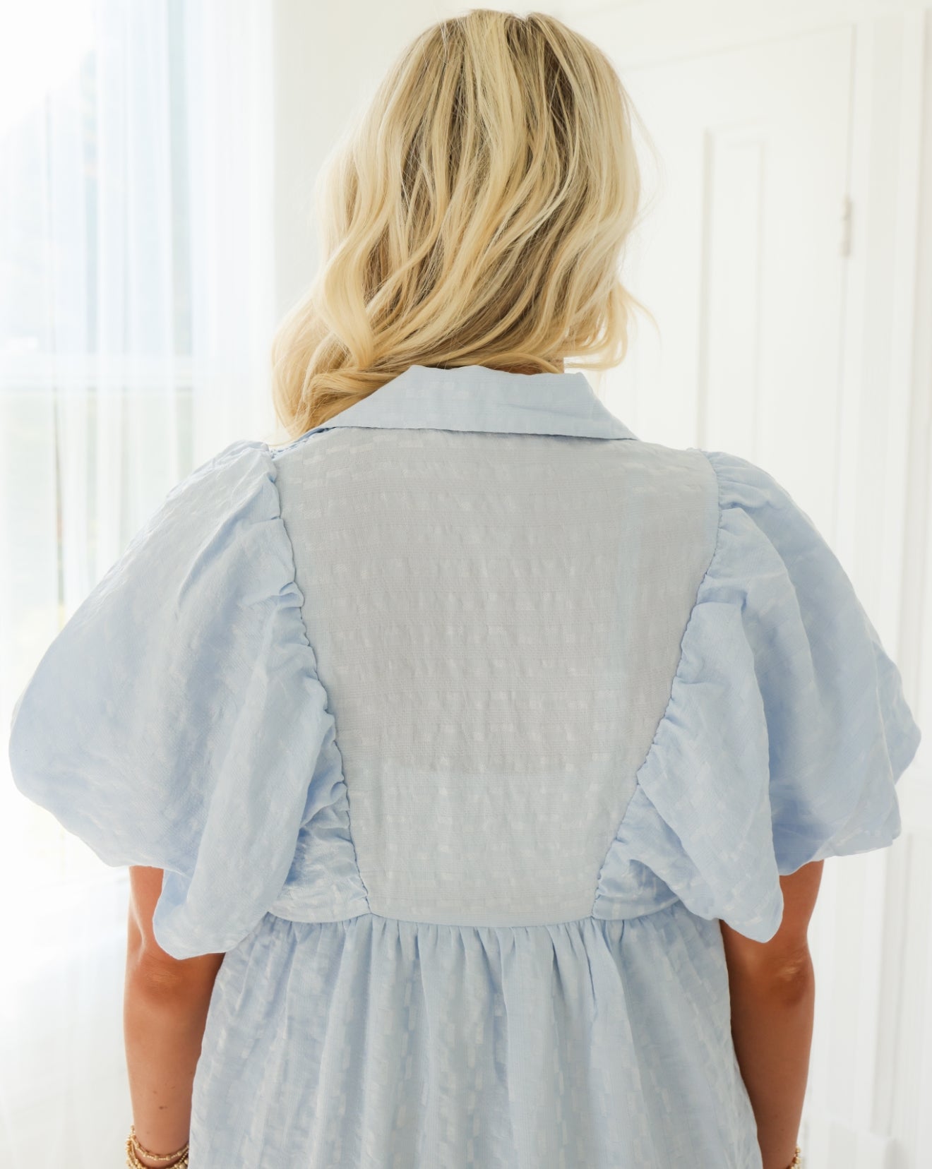Charlotte Blue Midi Dress