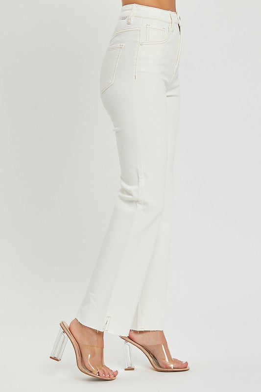Essential Cream Straight Leg Jean