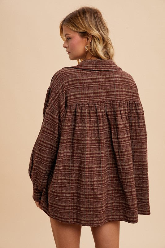 Tweed Plaid Thanksgiving Top