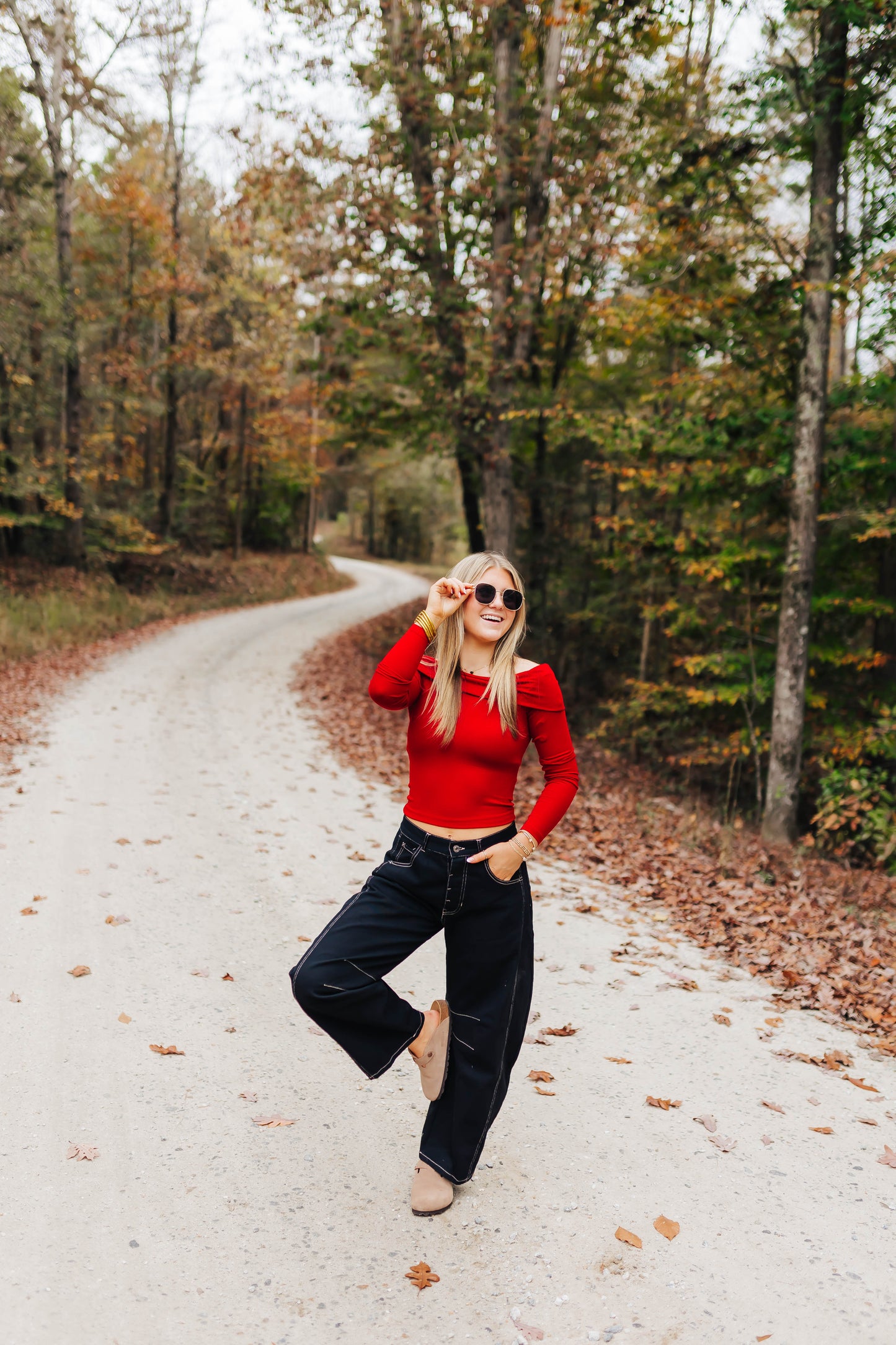 Black Barrel Jeans