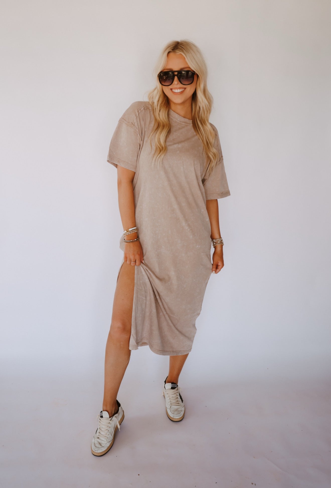 Taupe Ease Dress