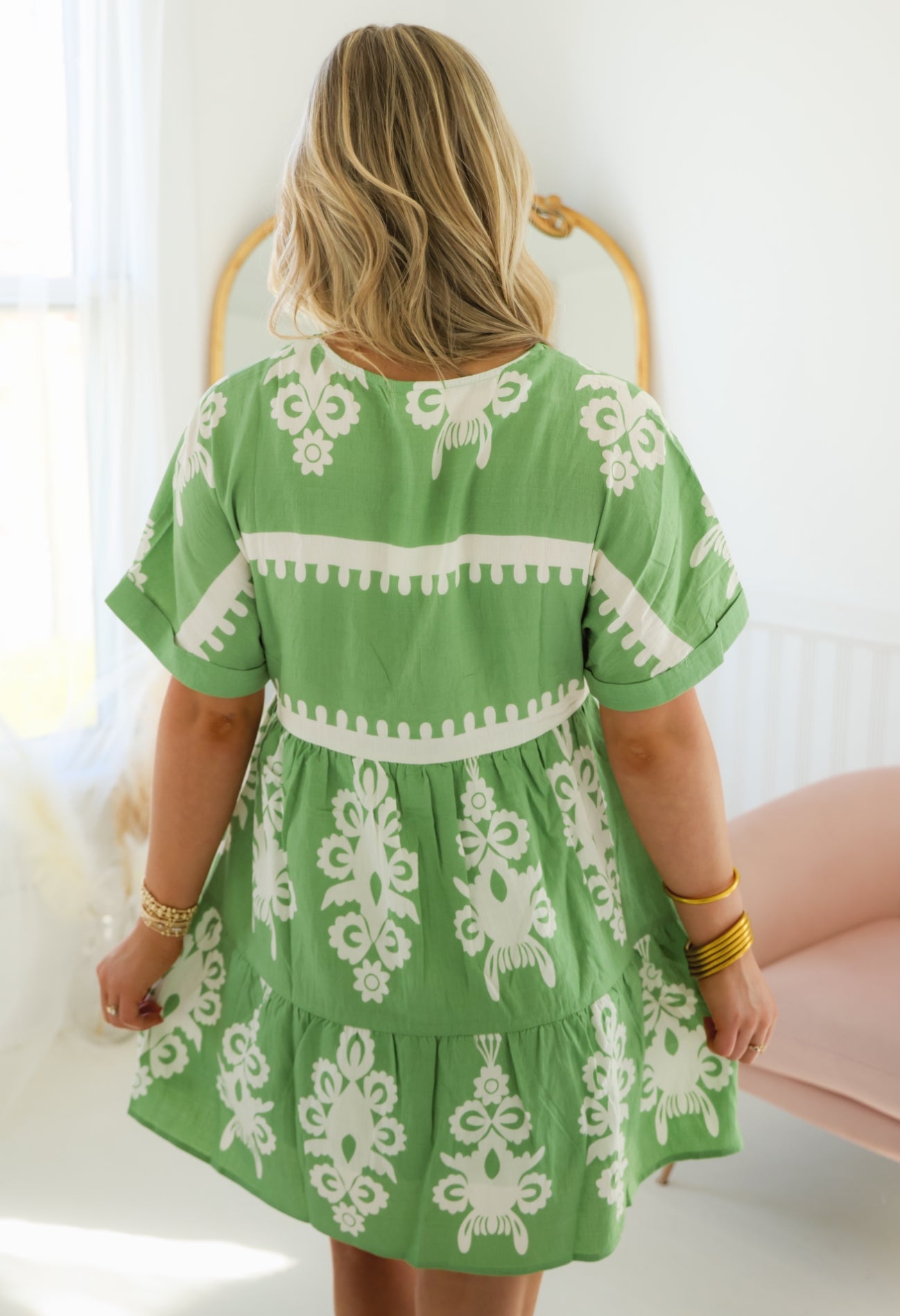 Alice Green Mini Dress