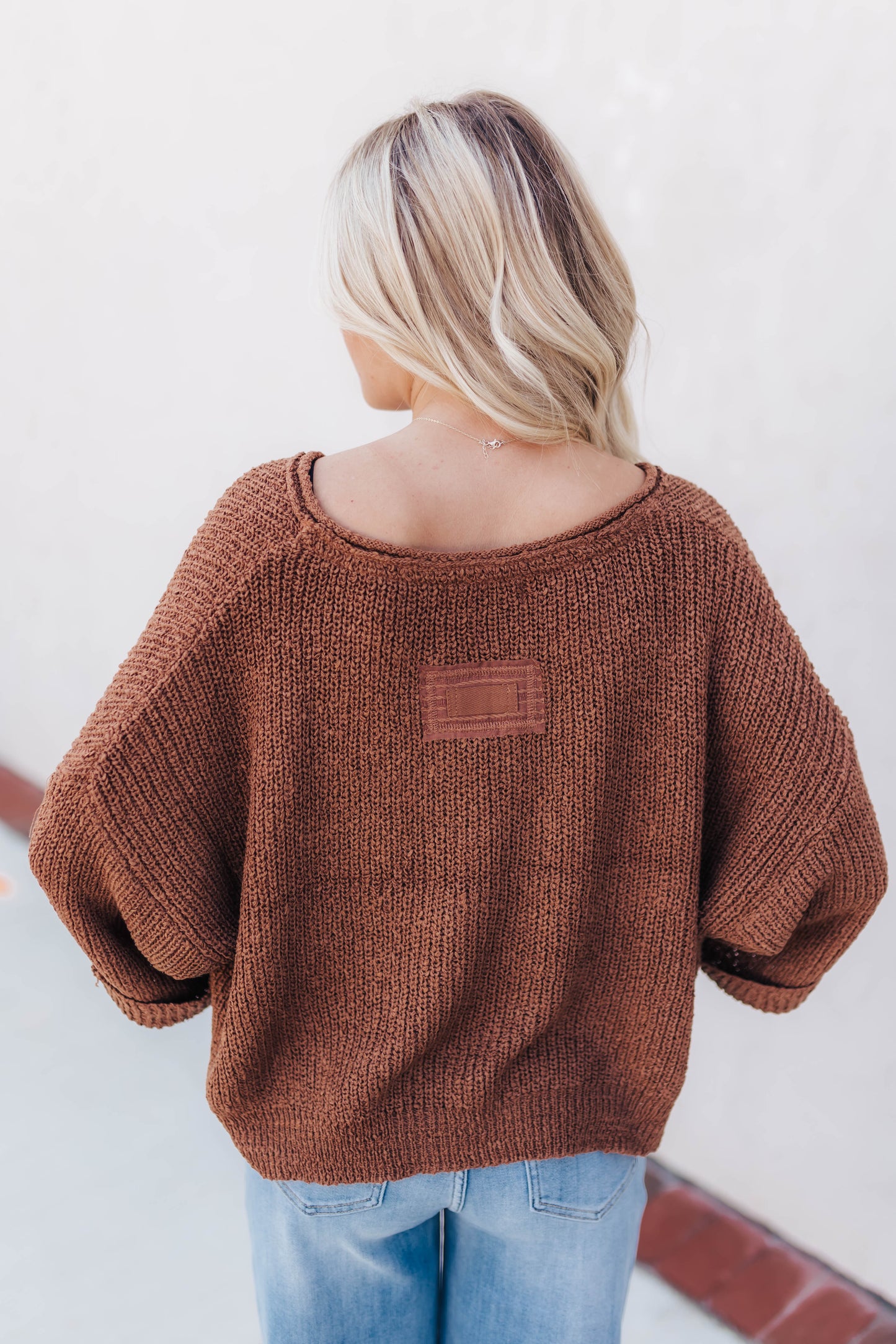 Harvest Camel Knit Top