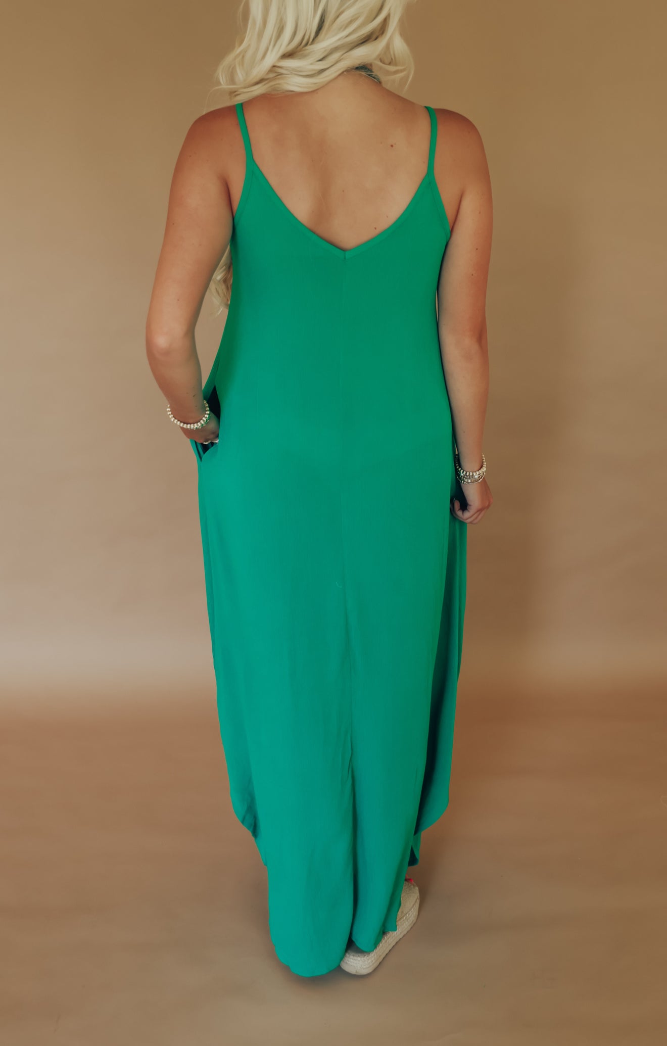 Kelly Green Maxi Dress