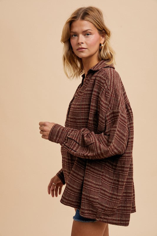 Tweed Plaid Thanksgiving Top