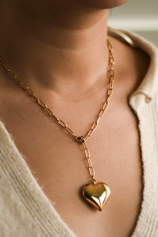Gold Heart Chain