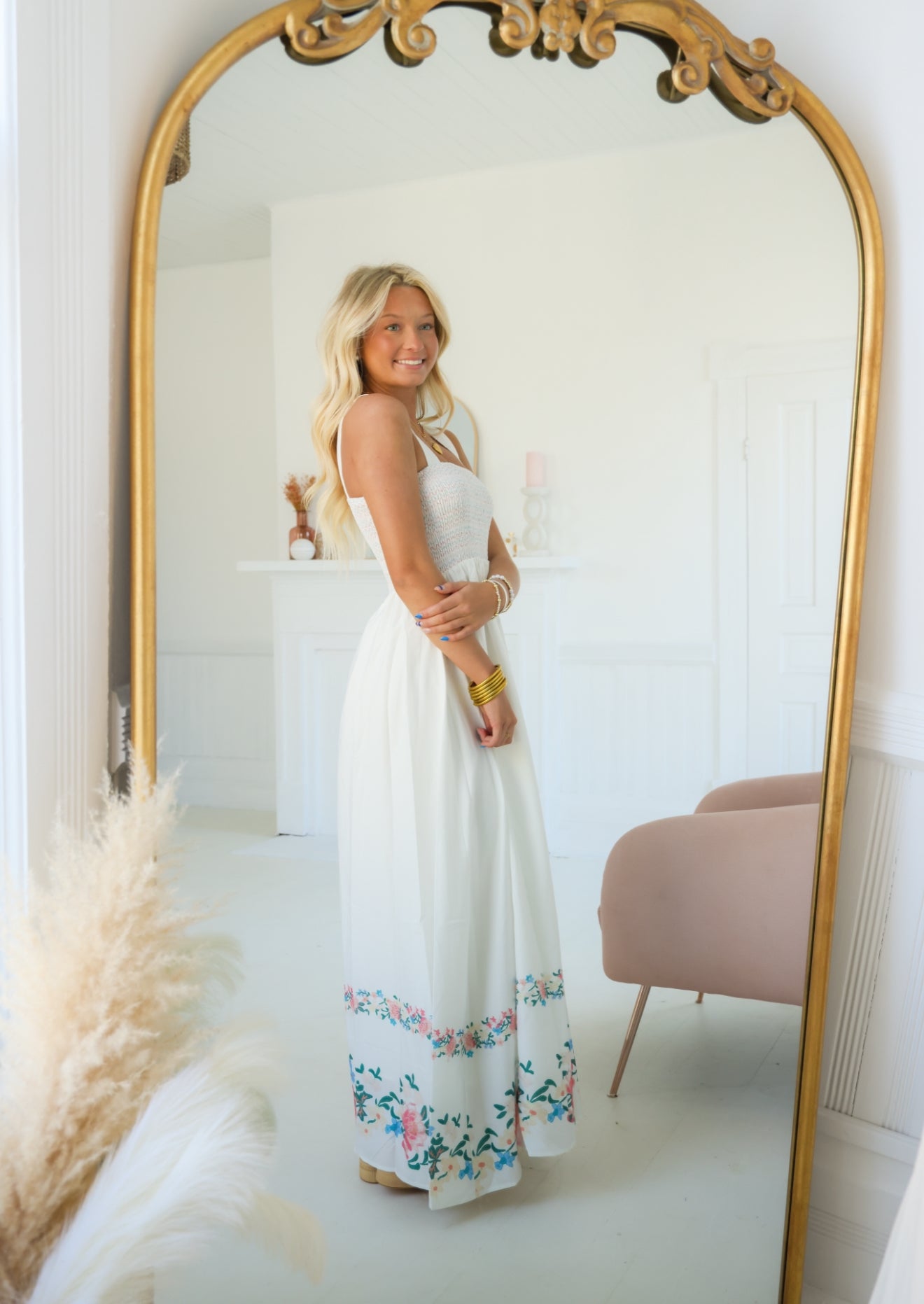Delilah Embroidered Maxi Dress