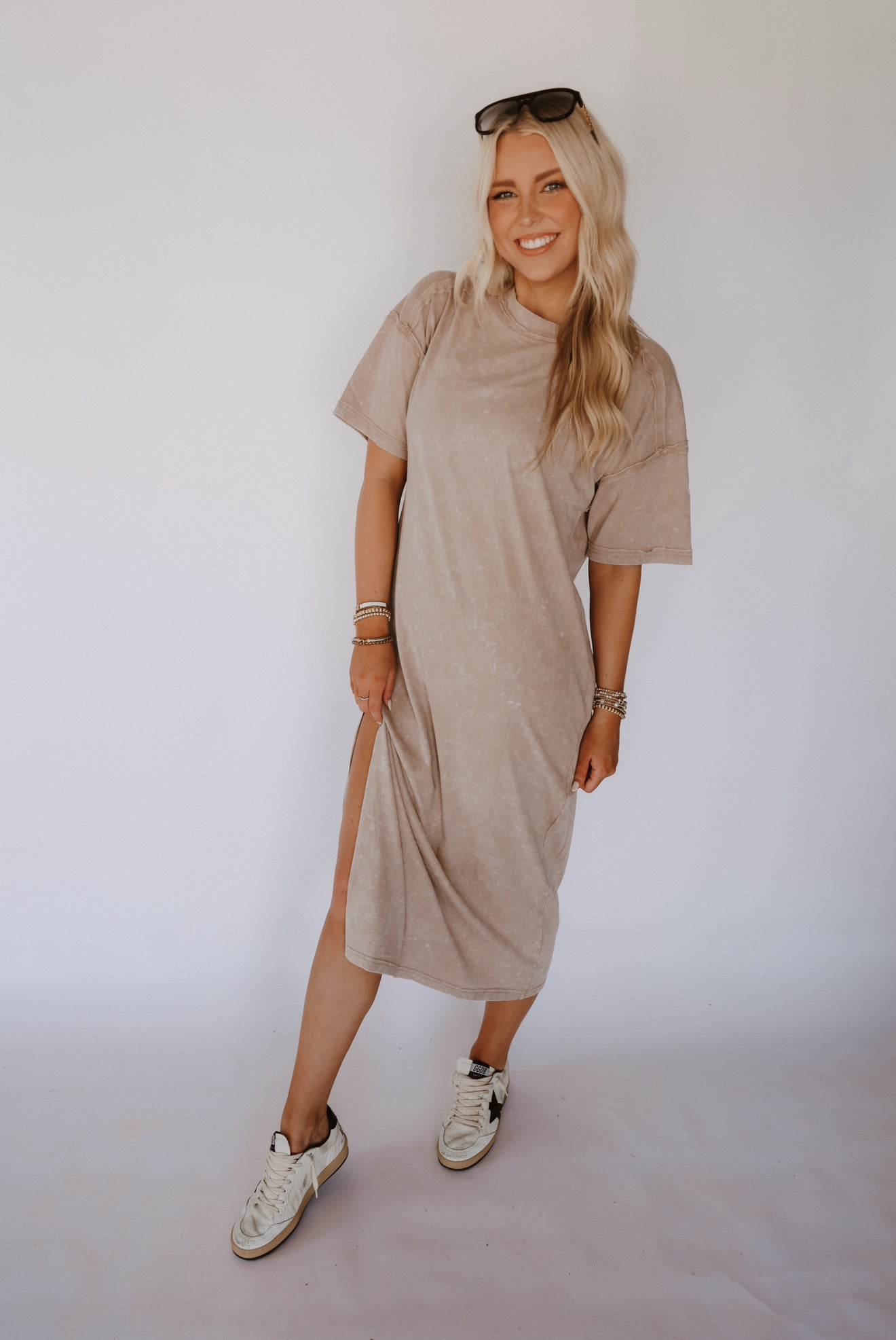 Taupe Ease Dress