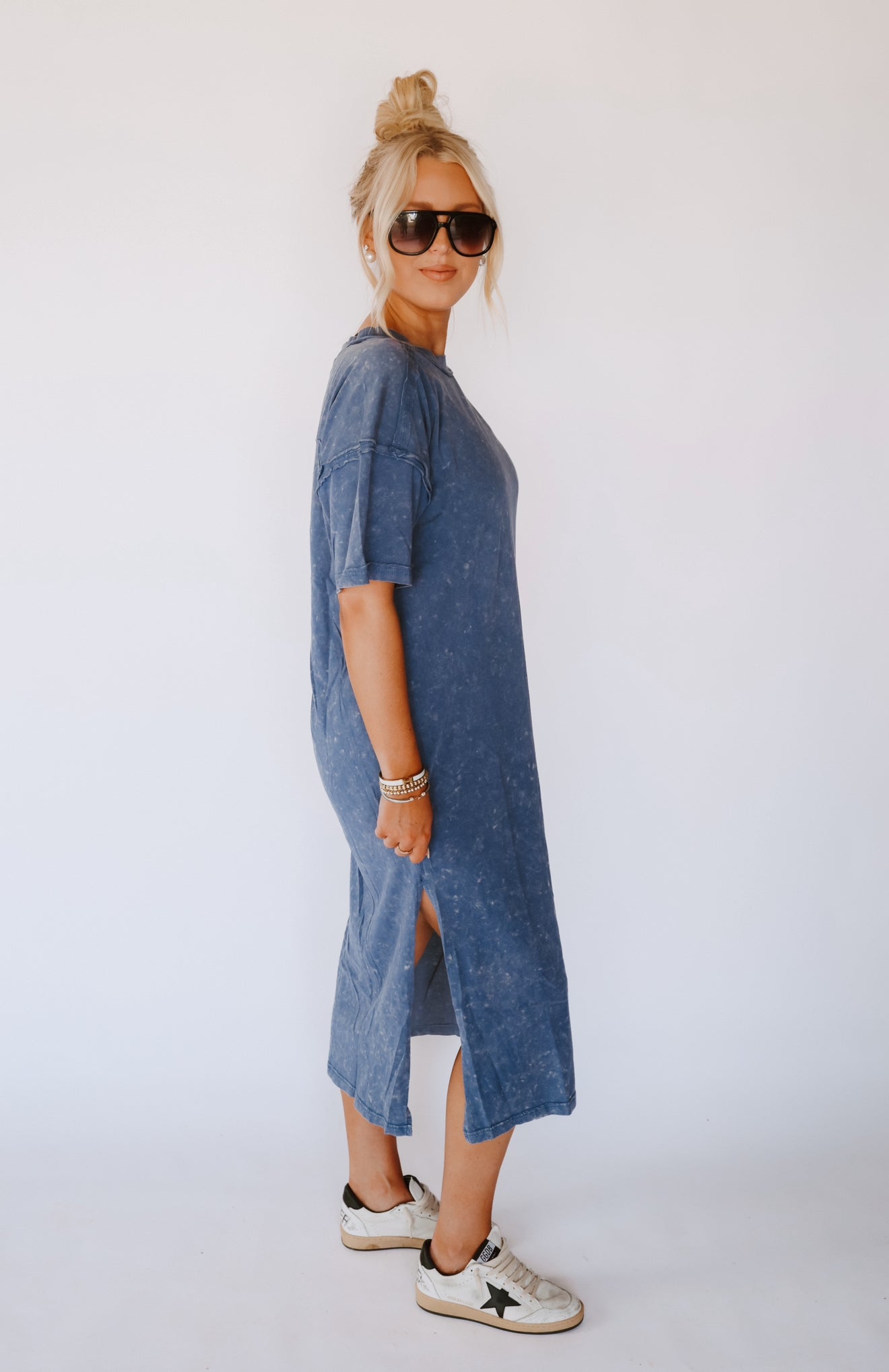 Navy Ease Dress