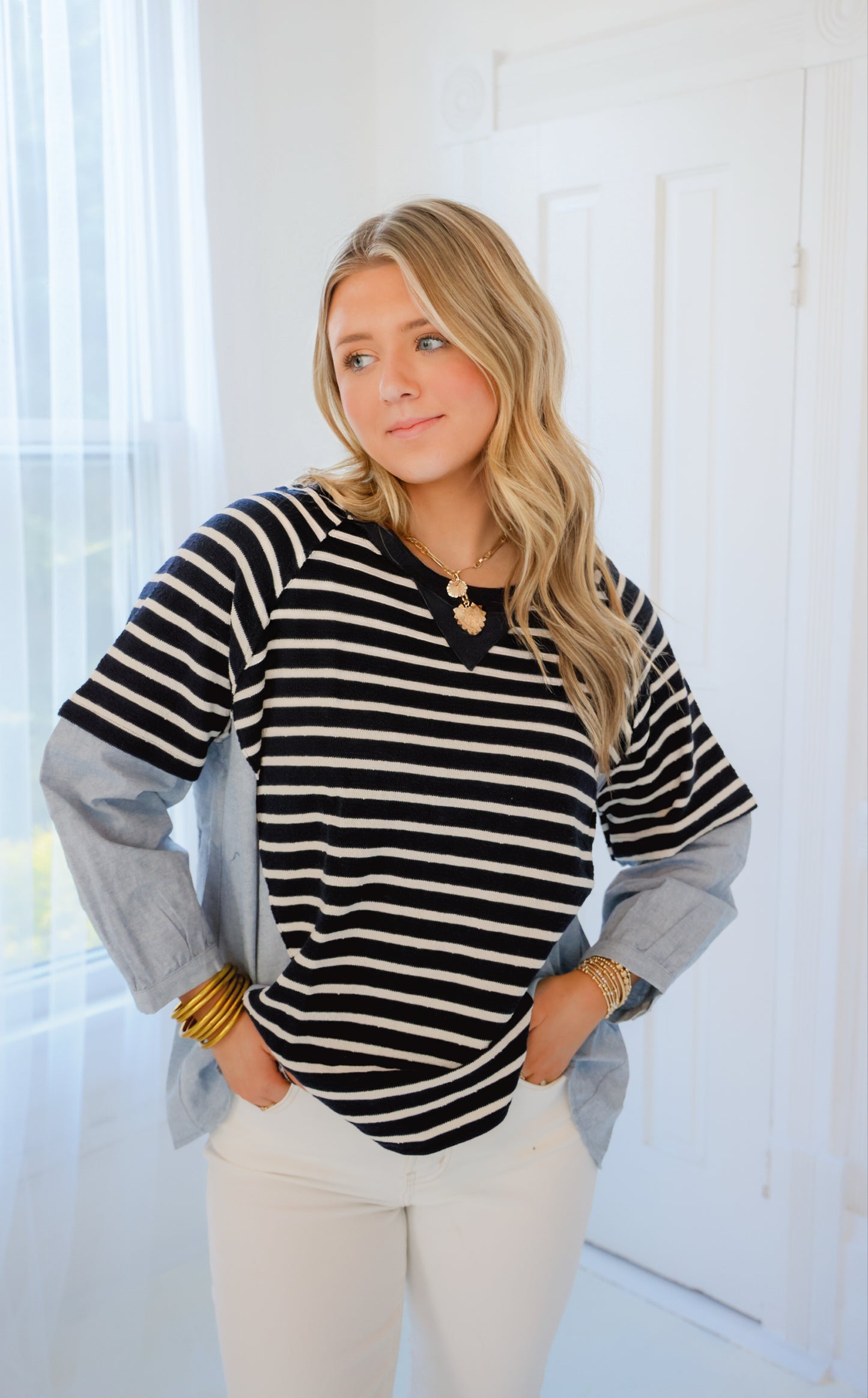 Nautical Nights Navy Top