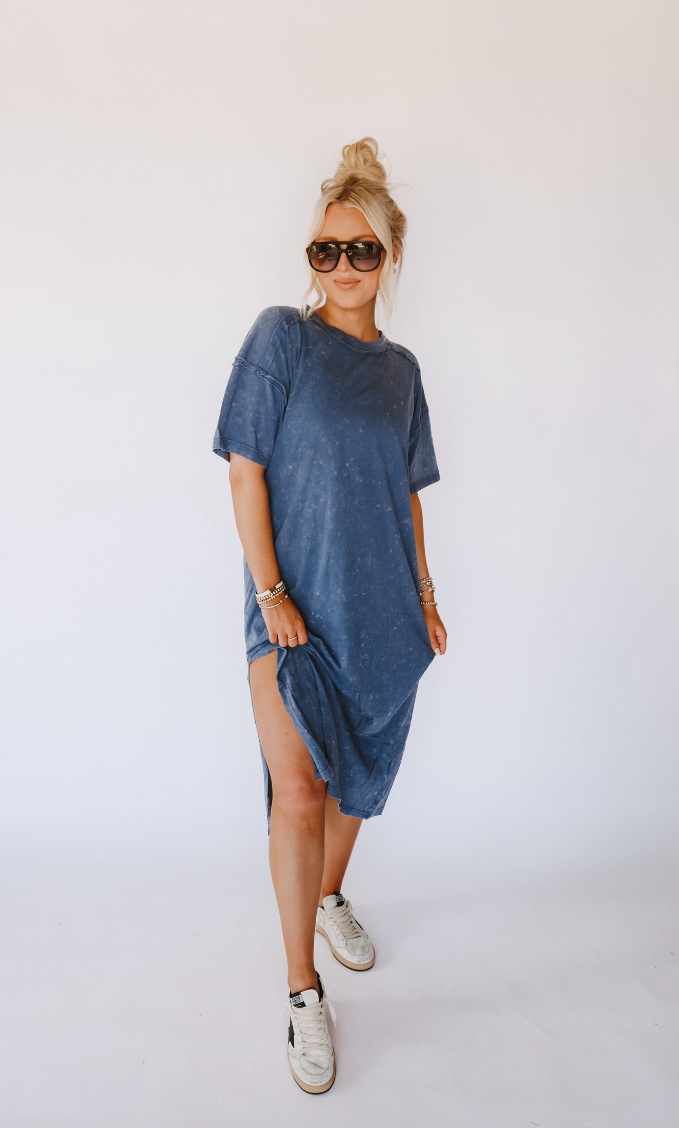 Navy Ease Dress