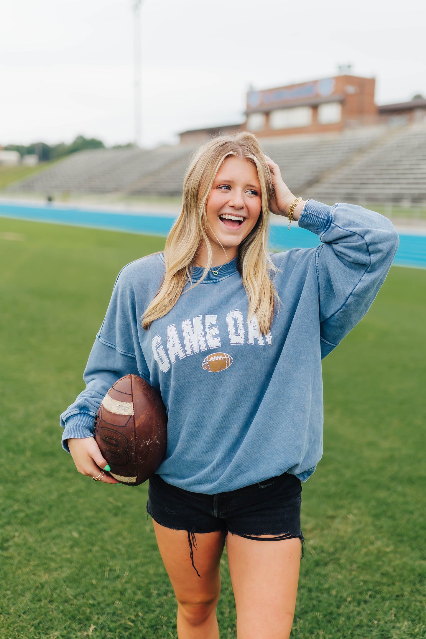 ‘GAME DAY’ Oversized Sweatshirt