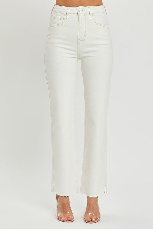 Essential Cream Straight Leg Jean