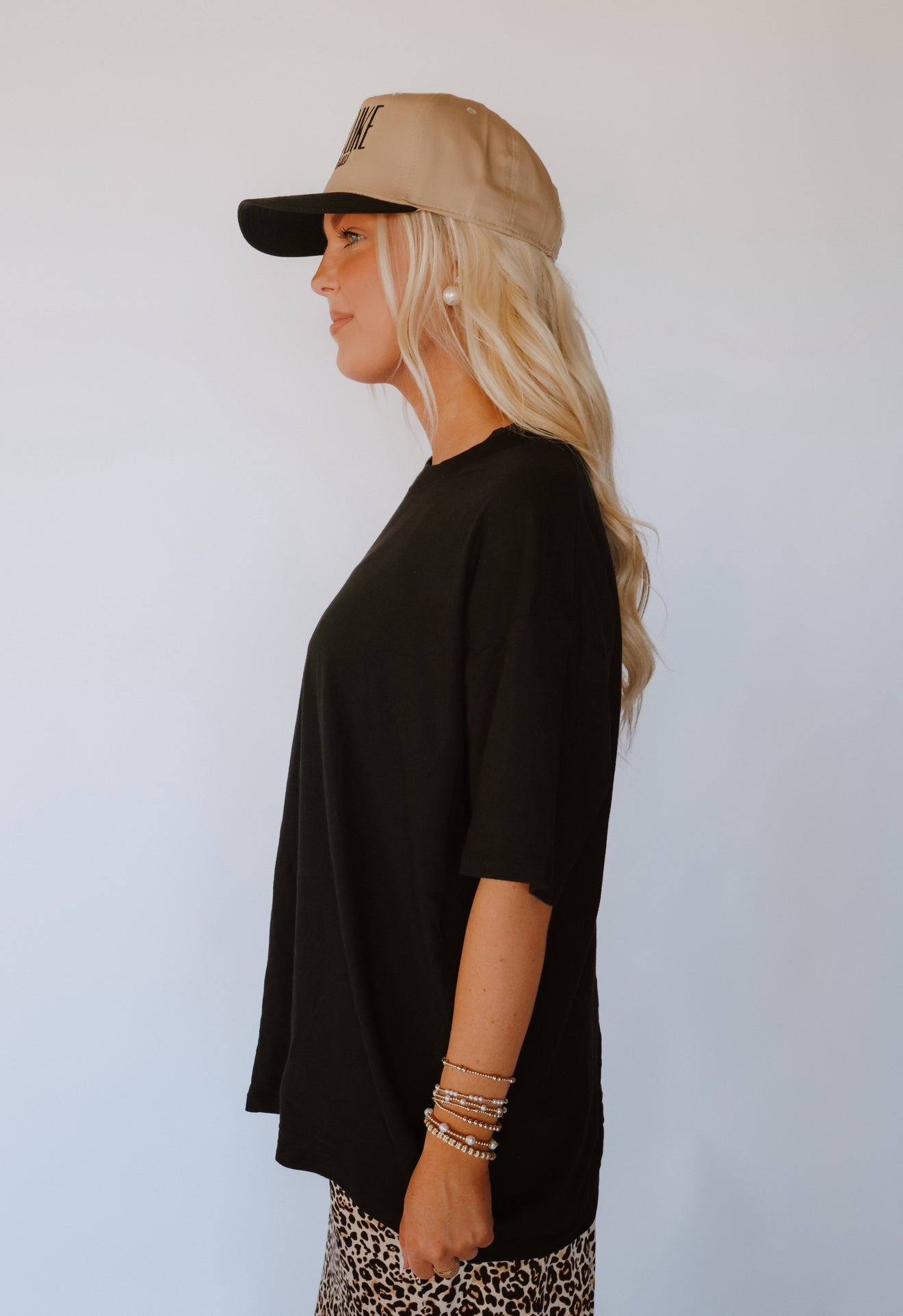 Basic Black Cotton tee