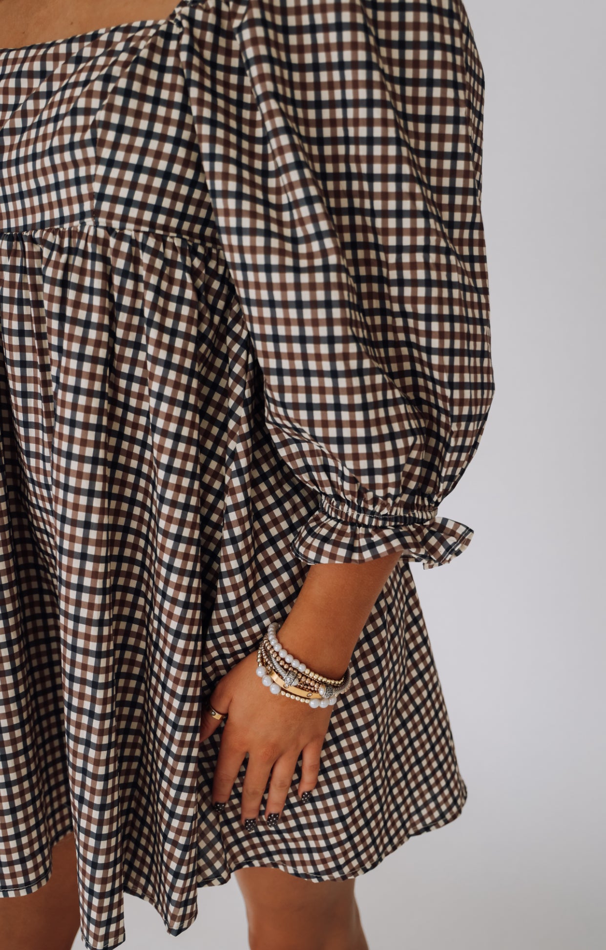 Thankful Days Gingham Dress