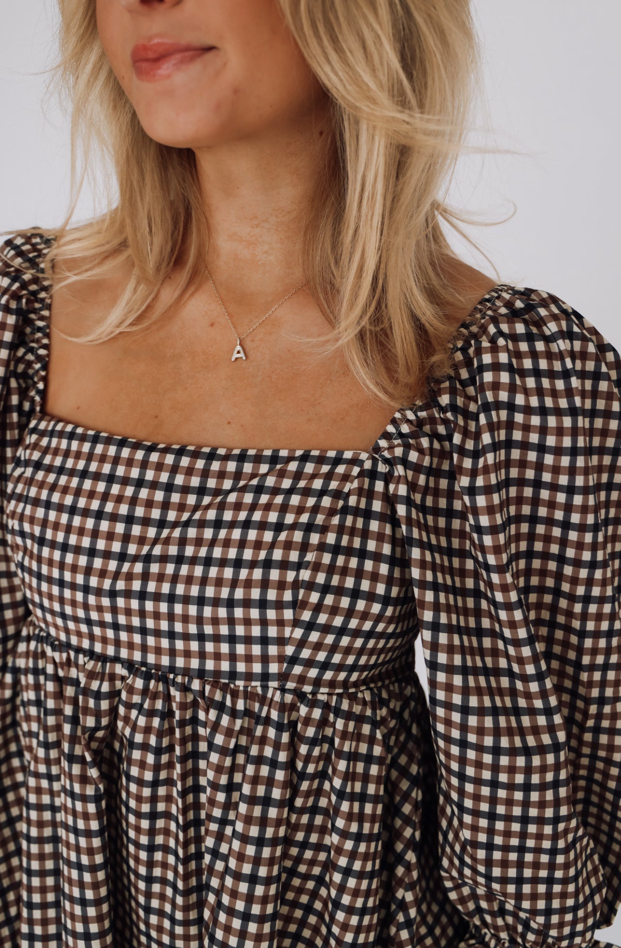 Thankful Days Gingham Dress