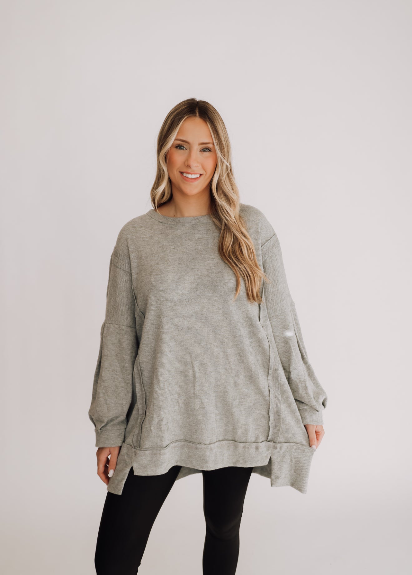 Heather Cloud Thermal Top