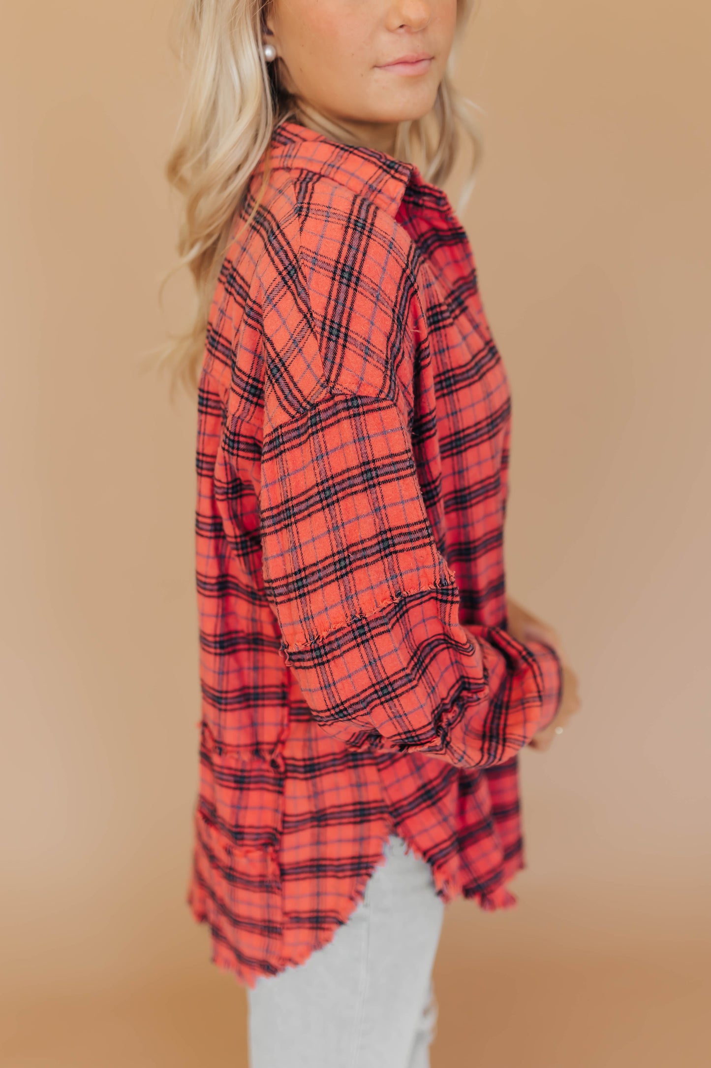 Plaid Flannel Top