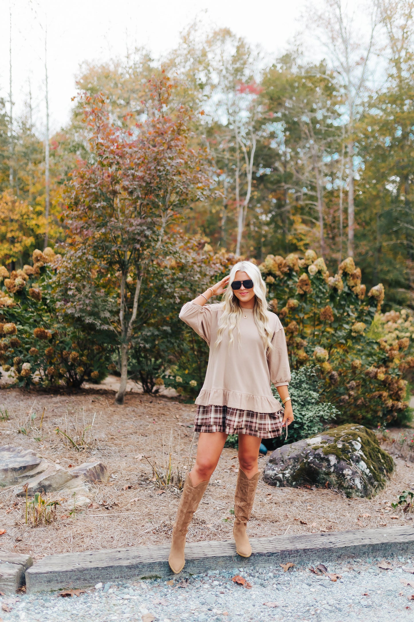 Checkered Days Mini Dress