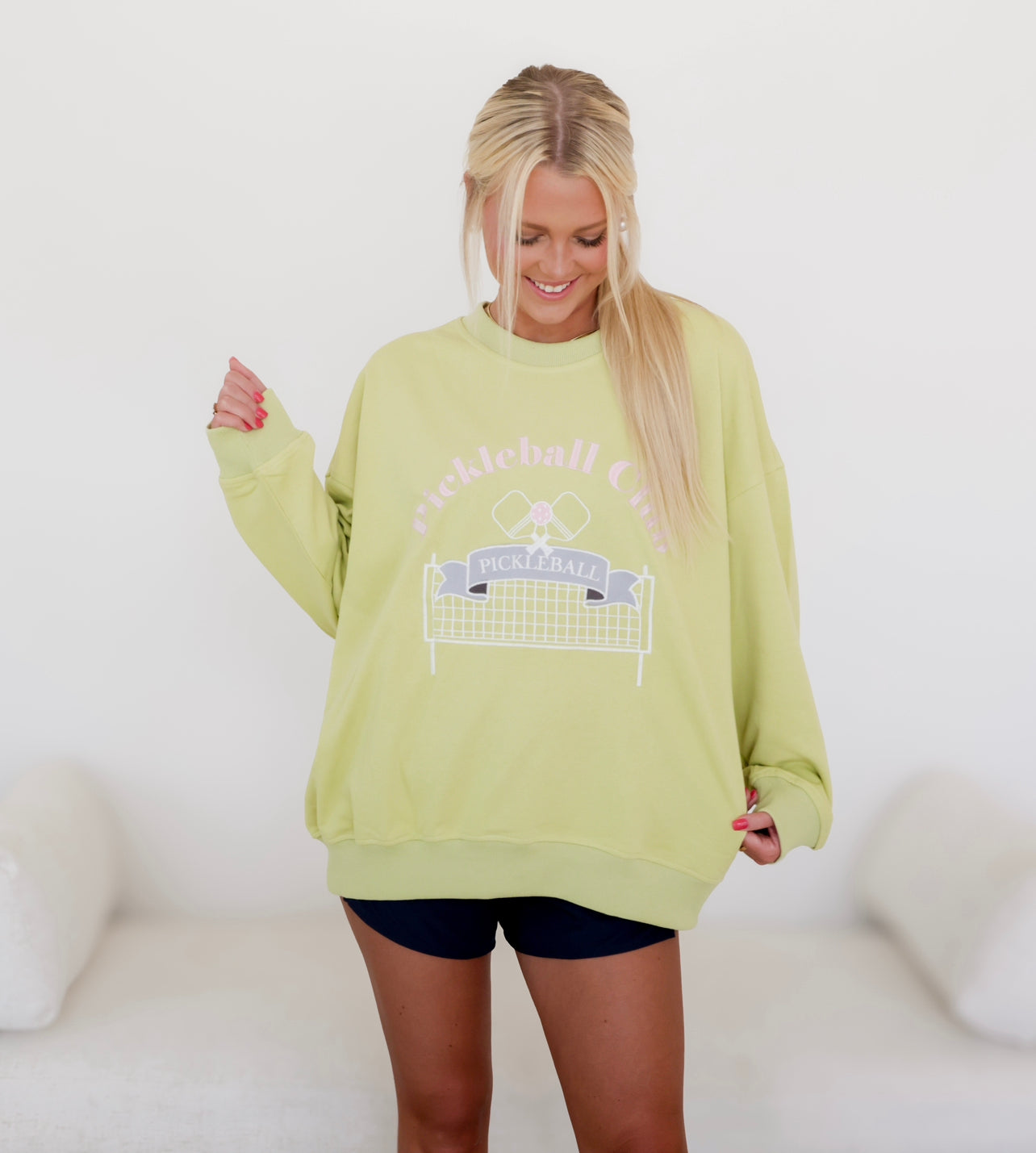 Pickleball Oversized Sweatshirt