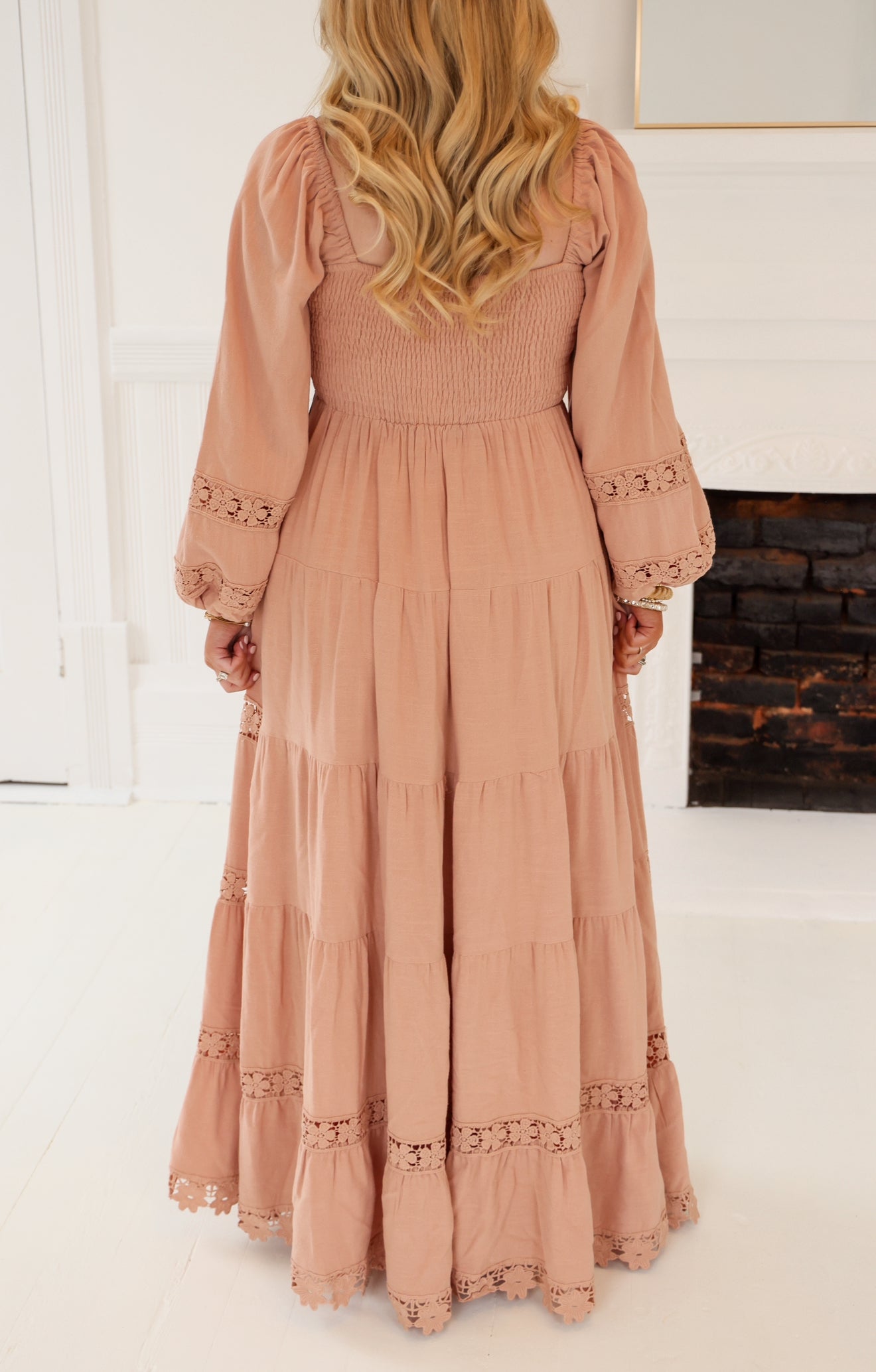 Blossom Blush Tiered Maxi Dress