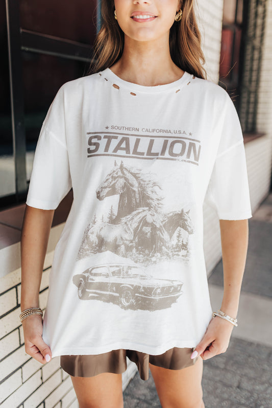 Southern Stallion Distressed Tee
