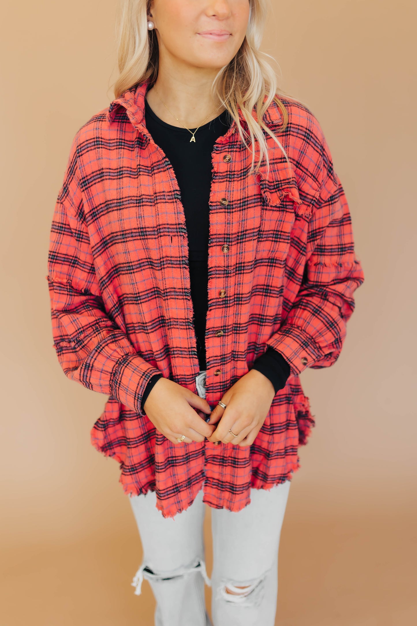 Plaid Flannel Top