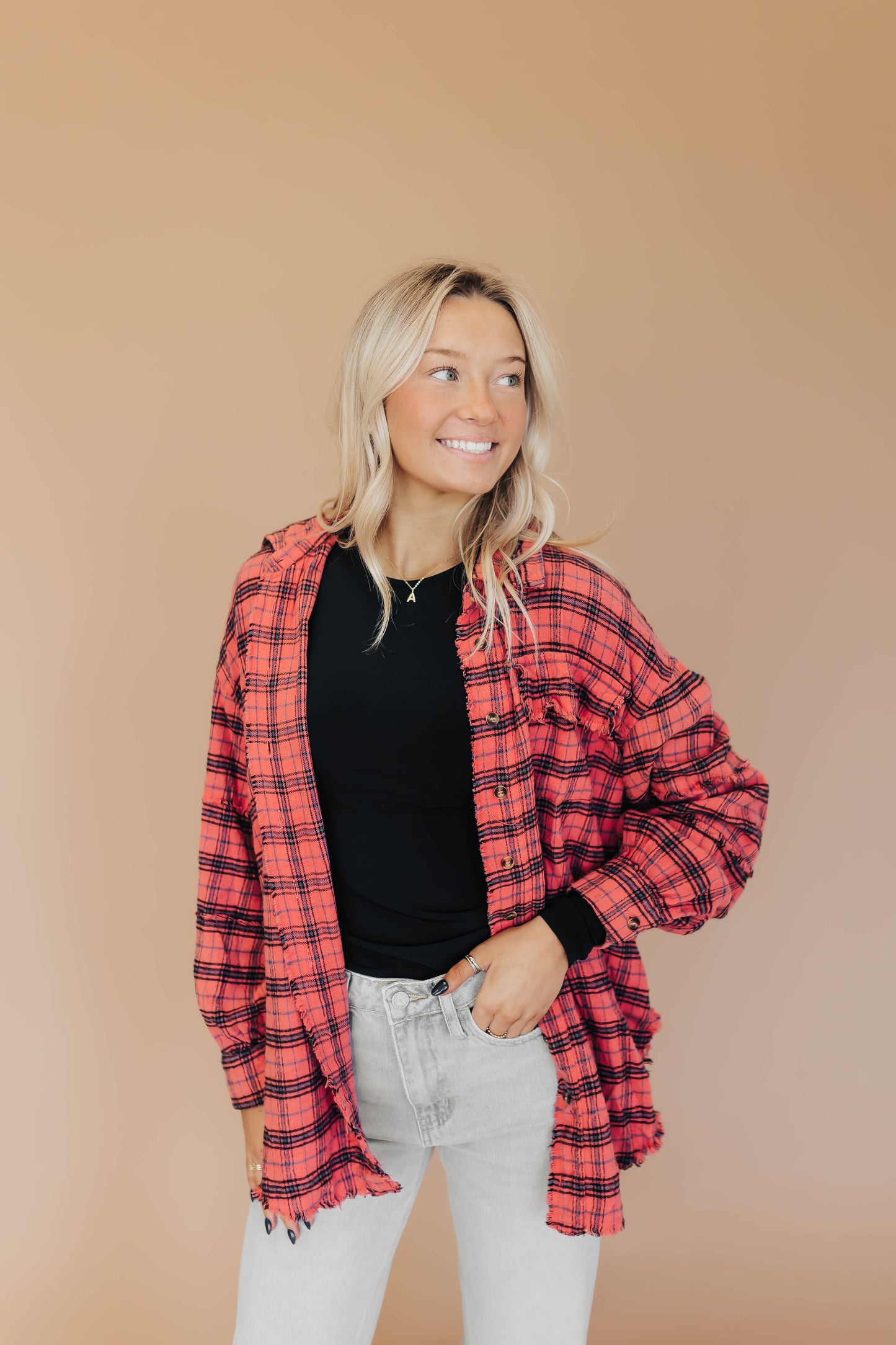 Plaid Flannel Top