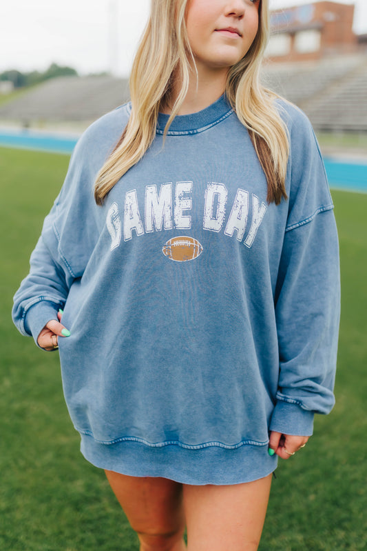 ‘GAME DAY’ Oversized Sweatshirt