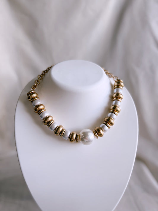 Ivory & Gold Necklace
